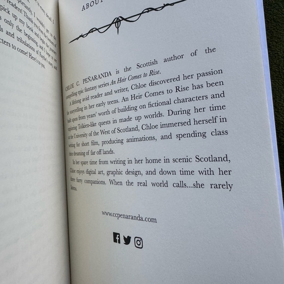 HEIR COMES TO RISE BY CHLOE C. PENARANDA, GREAT CONDITION, ROMANCE, ADULT BOOK - Picture 4 of 4